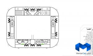 دانلود پلان استادیوم - کامل - (www.memarcad.com) (2)