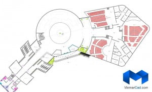 دانلود پلان مرکزهنرهای نمایشی با تصاویر سه بعدی - (www.memarcad.com) (6)