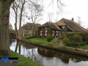 تصاویری از روستایی زیبا بدون خیابان در هلند-(www.memarcad.com